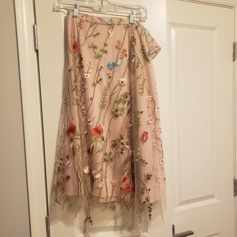Eva Franco Garden Floral Skirt